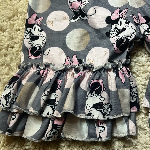 GIRLS MINNIE MOUSE BOUTIQUE SHORTS SIZE XXL WITH RUFFLE LEGS PREOWNED - Picture 3 of 11